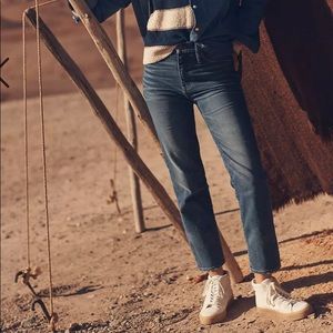 Madewell midrise classic straight jean, size 30